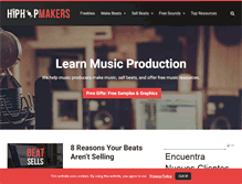 Tablet Screenshot of hiphopmakers.com